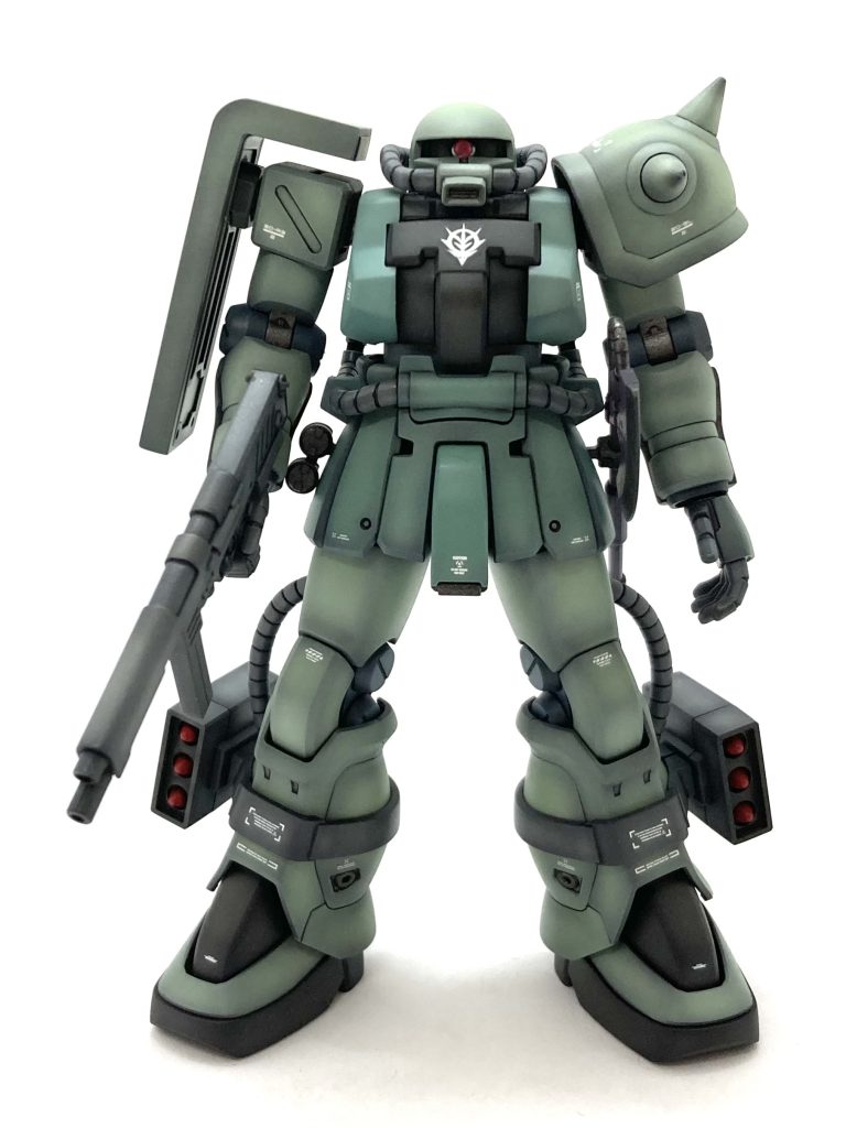 例の如く、スジ彫りなどのディテールの追加は一切なし。あくまでもキットの素性を活かした作品です。特に今回はほぼほぼ素組みです。 だってイジるとこないんだもん😑