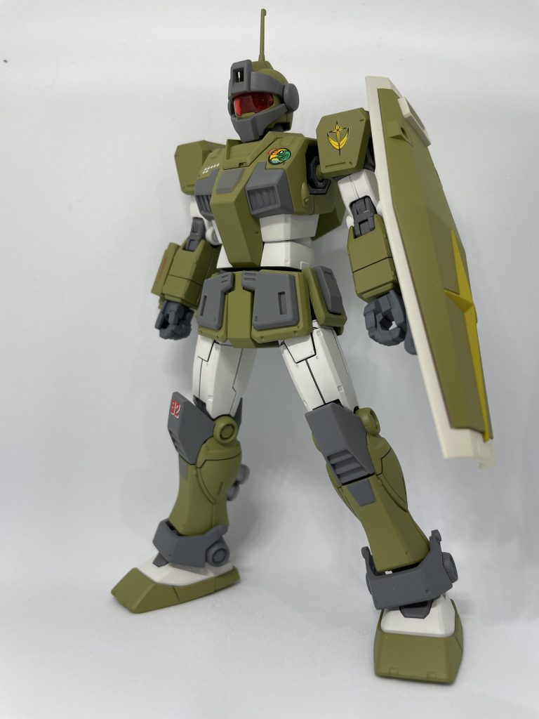 全体のカラーリングは旧キットをイメージした配色にして、マーキングシールも旧キットから拝借しています。