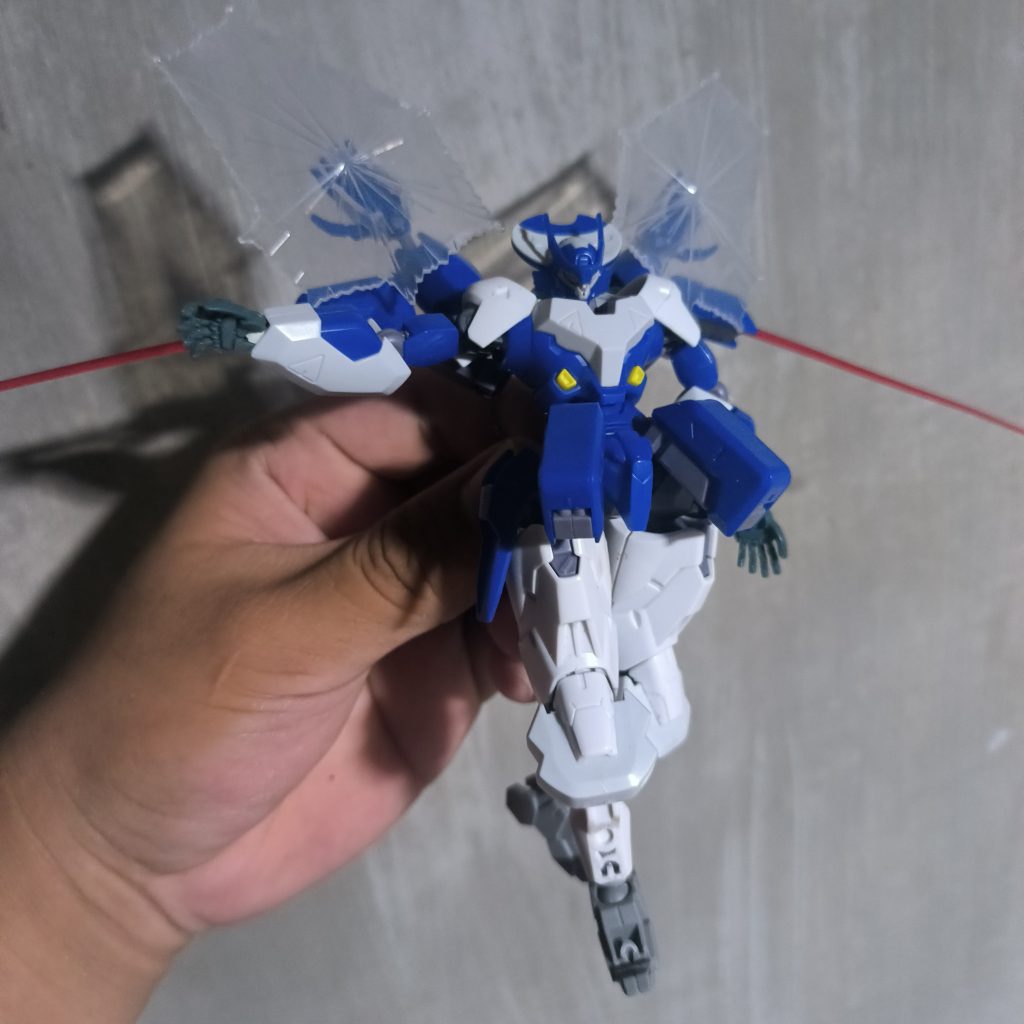 I thought the beam wings were cool so they were already thought up from the start, and I think multiple colored beams in a single Gunpla would look really cool, like an explosion of colors
