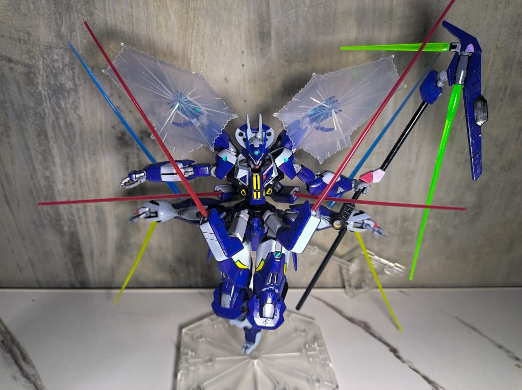 While attached to the body, they could also serve as 'wings' for Dahkmet mode's signature move, the Asfet Burst