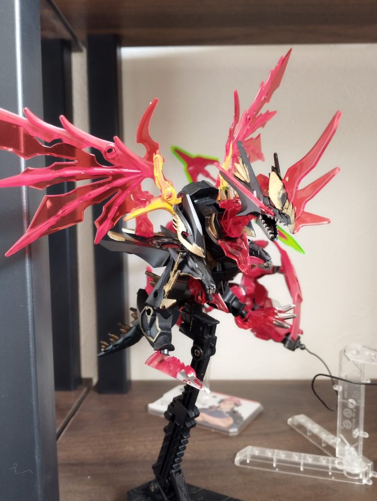 ダークグラスパードラゴン同じく筆塗り一発勝負。