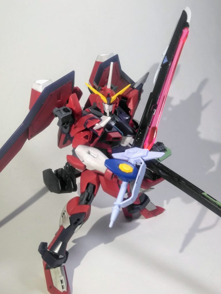 そして「UP主」が愛してヤマない『デスティニー ガンダム❗』😍💖💗💕遂に「フルスペック❗」「戦闘能力全開❗❗」で闘う事が出来たのです😭🎉👍👏👏👏※本当に感激でした。もう!世界が終わっても良い!なんて思っ・・・ちゃあマズイよね。