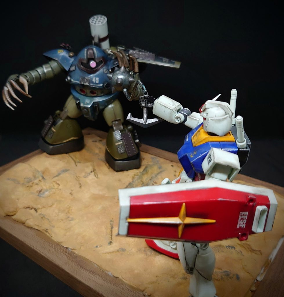 【近接戦闘 ゴッグ②】ゴッグといえば、ガンダムハンマー!さすがゴッグだ!片手で軽いぜ!