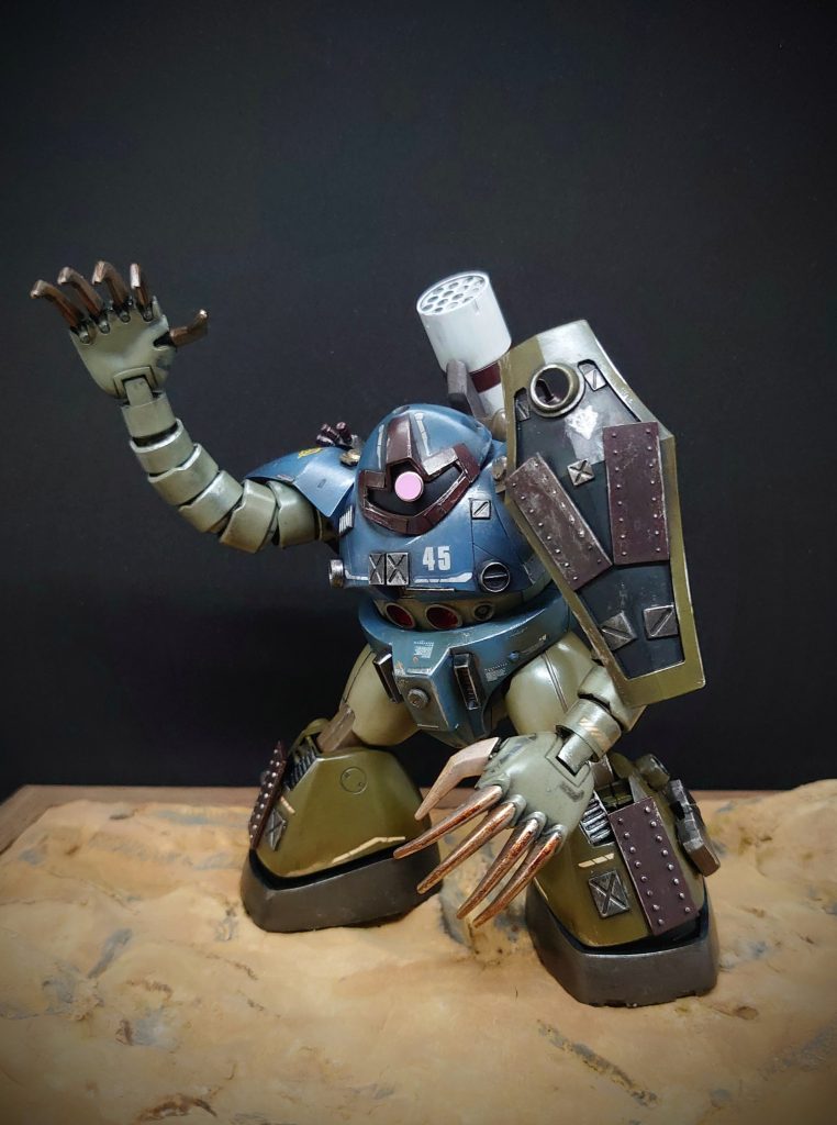 【近接戦闘 ゴッグ③】腕を延長しましたが、あまり変わらない印象やはり、ハイゴッグくらい長さがほしいところです