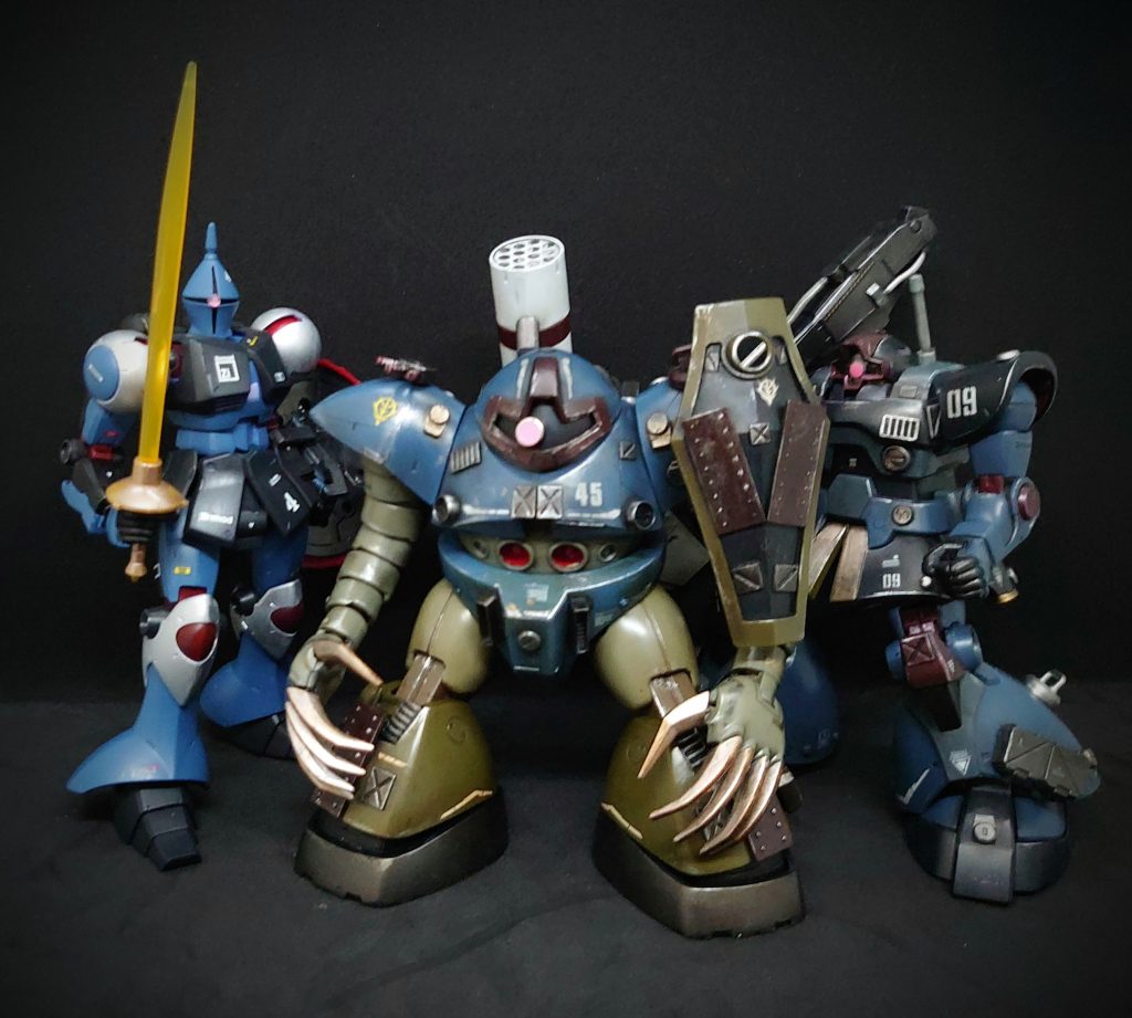 ツィマット社の皆様と■今回の大反省 本体が780円、MSGのキャノンとミサイルランチャーが980円・・・このバランス感覚の欠如最後までご覧いただき、感謝です!