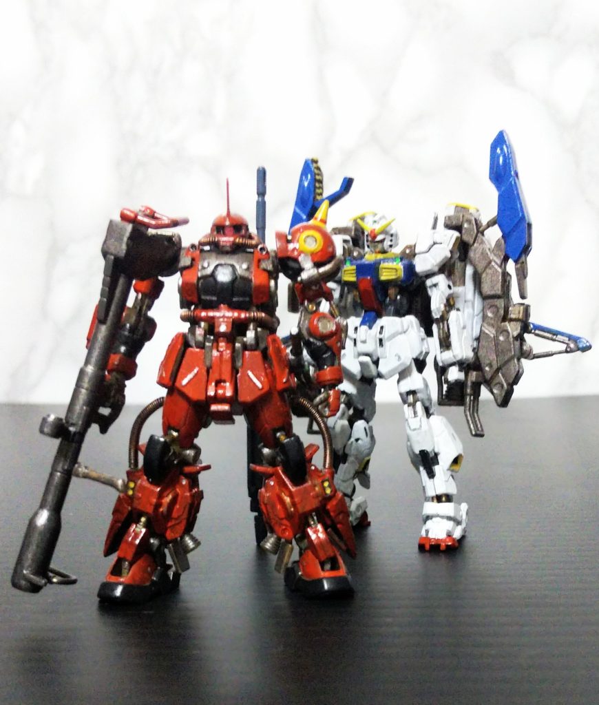 スーパーガンダムとのツーショット。最後まで見て頂きありがとうございます。