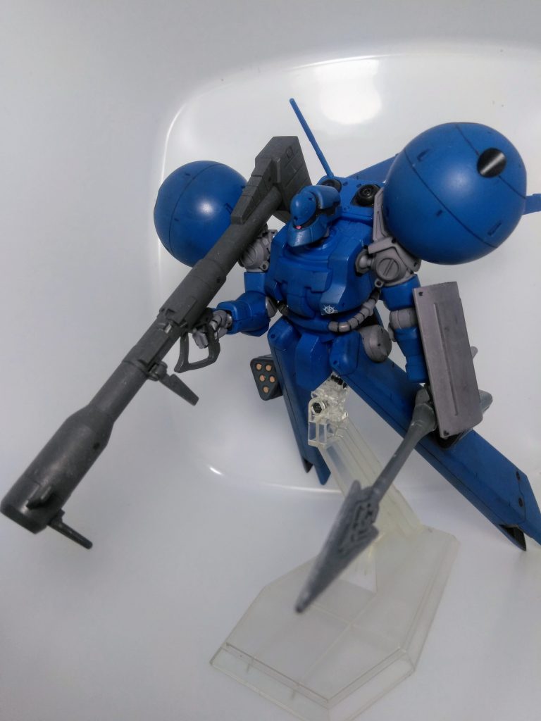 今回の『長モノ武装絶対信者』の為の　　　　　　　　　｢蛇足作業｣😋ナンの事はない『ジャイアント・バズ』と『スピア』を装備です🤣