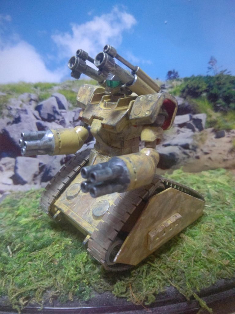 タンクの横側はプラ板と既存の使いました