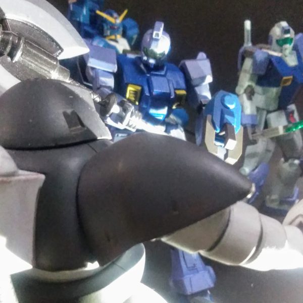 陸戦型 ジム《＂弱査＂港湾施設警備隊 エイチサン・R・ウチ・アゲセイコウ軍曹搭乗機 》【0083 トリントン基地所属 ver,】