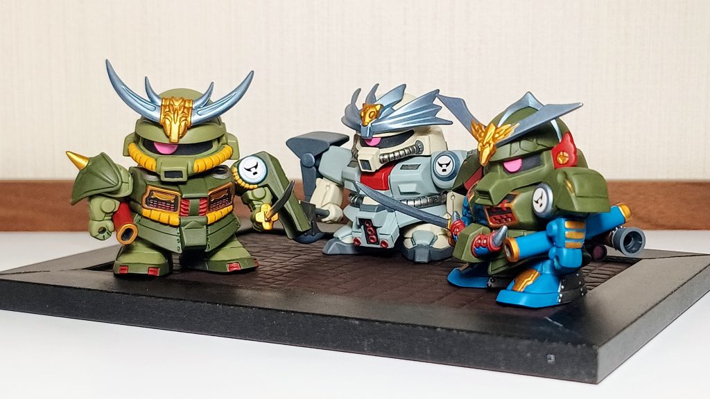 小さい頃に大好きだった三兄弟を自分の手で完成させられて感動もひとしおです!並べると満足感高くってニヤニヤしちゃいます!