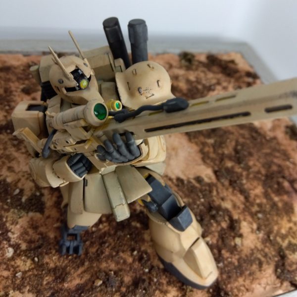 ザクI　スナイパータイプ　アクリジョン筆塗り