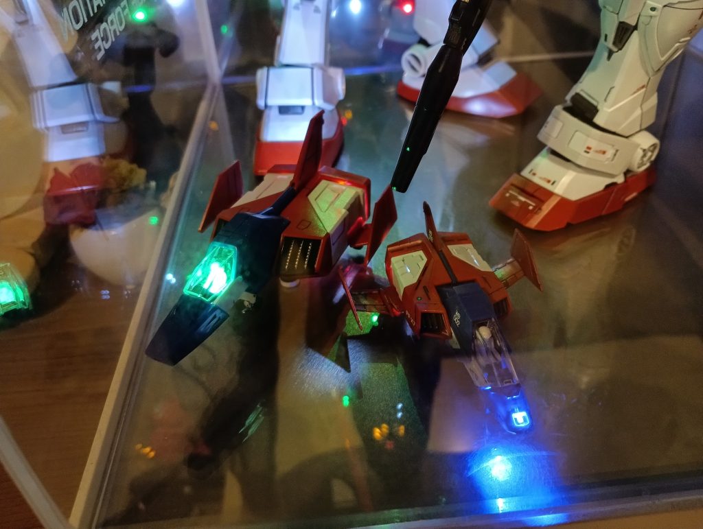 同スケールなのにコアファイターはこのサイズ差😅💦