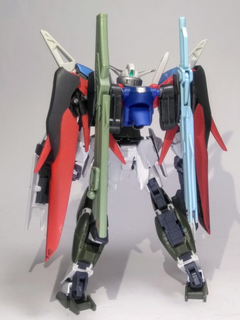 そのまんま、背負ってますね🤗「HGCE」のバックパックだと"オーバーサイズ気味"なんですよね😣なので「旧HG」からのトレードです😤「UP主的」には此くらいがちょうど良いのです😁