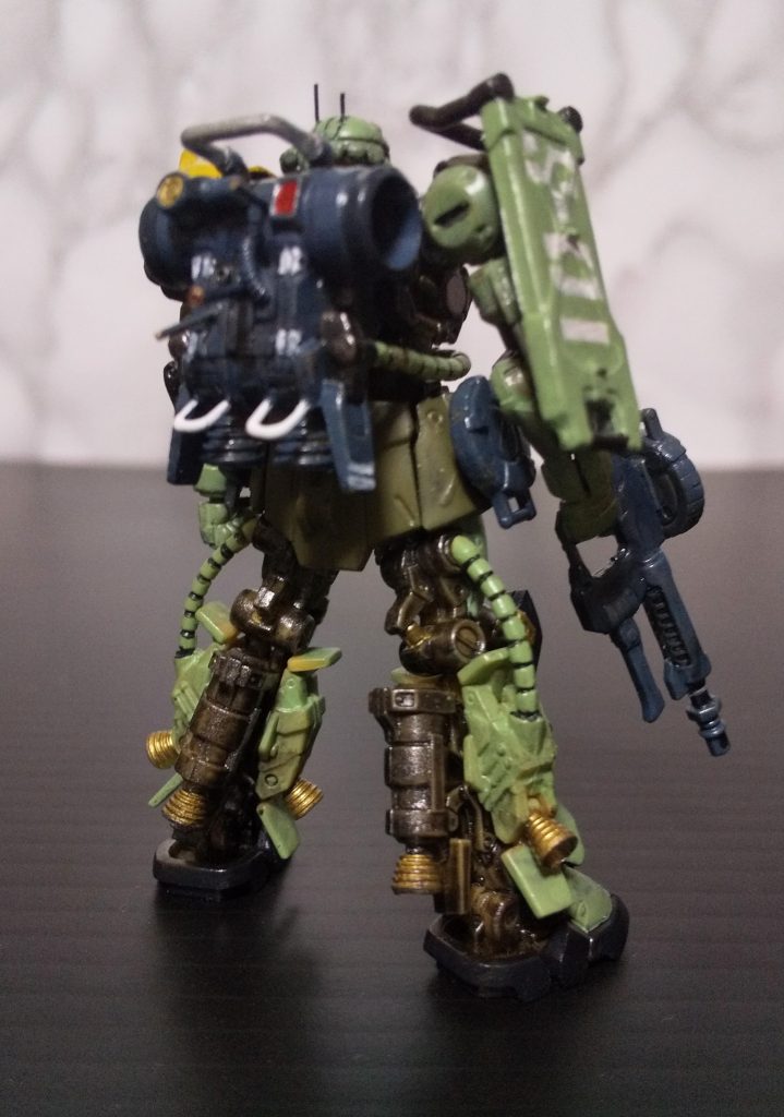 頭部ディテール及びバックパックが近藤版に改修してあります