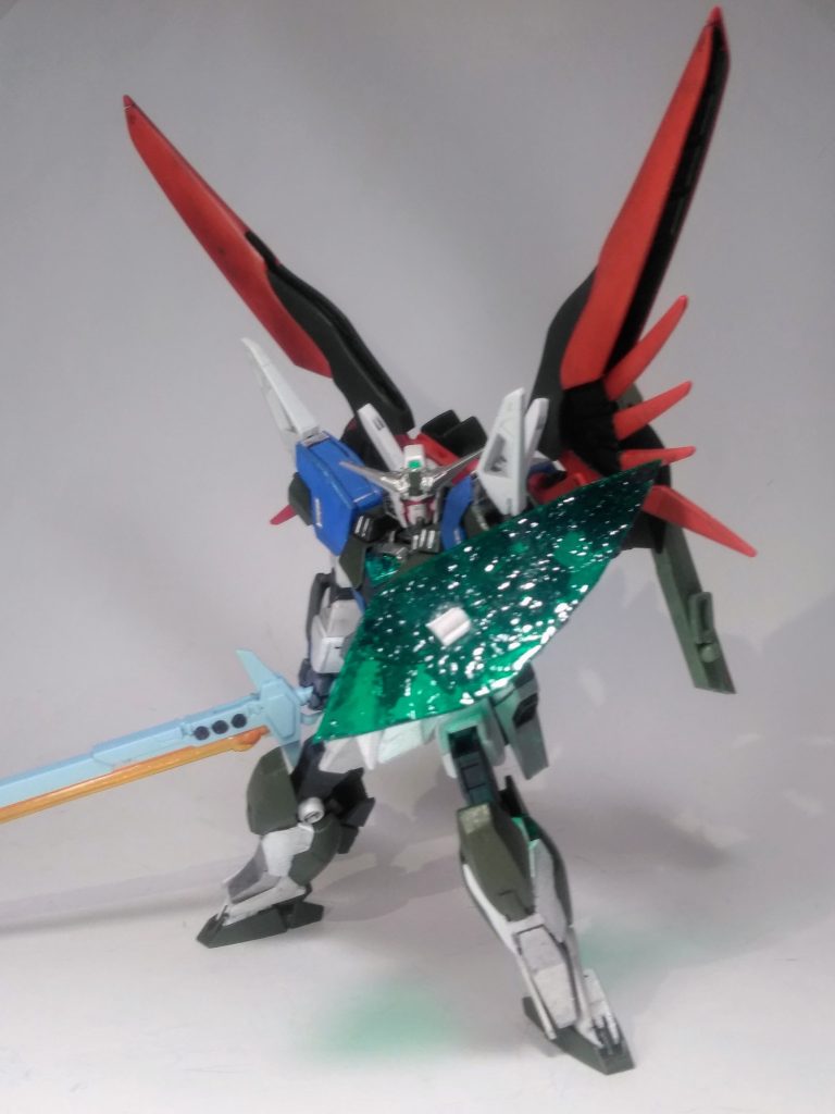 『ビーム シールド』展開してミタ❗😏今回は自作をしてみました😋なのでお見苦しいですが"御勘弁"を🙇あぁ…コレハ"お見せするレベル"には程遠い…😱