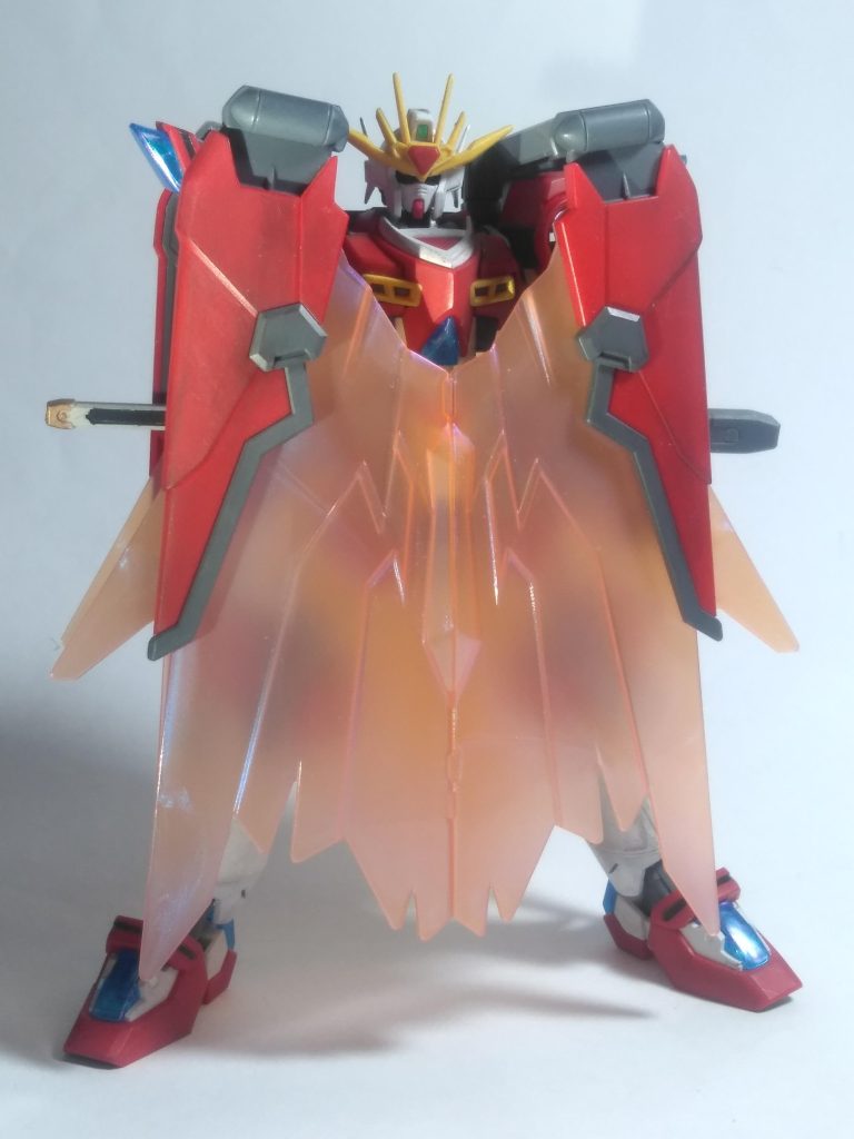 ・・・まぁ、上記の茶番劇は置いといて😋(まだ、上のクダリやるんか👹) 『マスター ガンダム』のパクりじゃねっ❗と、"だれもが想う"『神 バーニング ガンダム』を「レストア作成」です😍 普通に考えると、チョッとネームが長いかな😣💦でも、ビルド系だと短いな😋