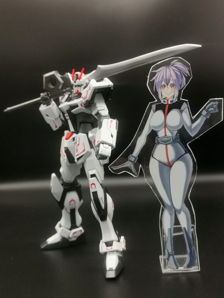 前回に引続きオリキャラのフィオ嬢専用機として塗装し、デカールをデザインの要にしてあります。