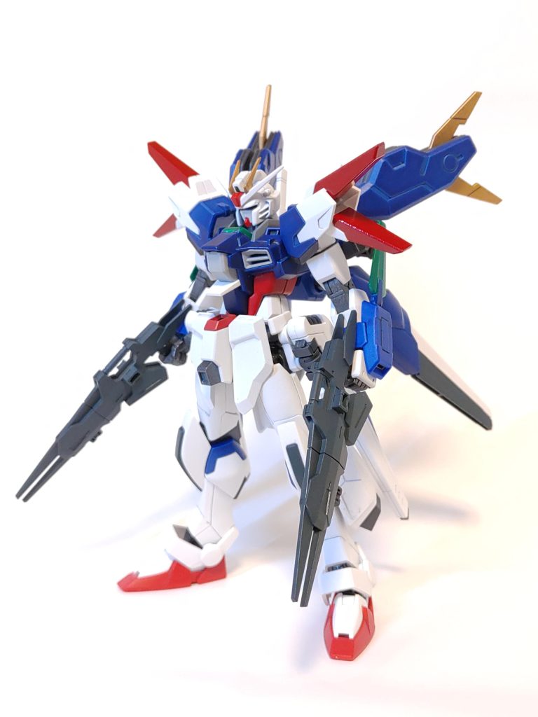 高機動モード。いつか使いたいパーツ1位「ギャラクシーコスモスの肩」をようやく使えました笑