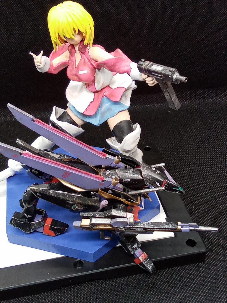 ステラは過去に作ってみましたが 納得いく出来ではなかったので改めてリベンジ 服のシワを意識して動きのあるポーズに挑戦してみましたが・・まだまだ上手くいかない・・好きなキャラなのでもっと制作技術が上がったら再リベンジします