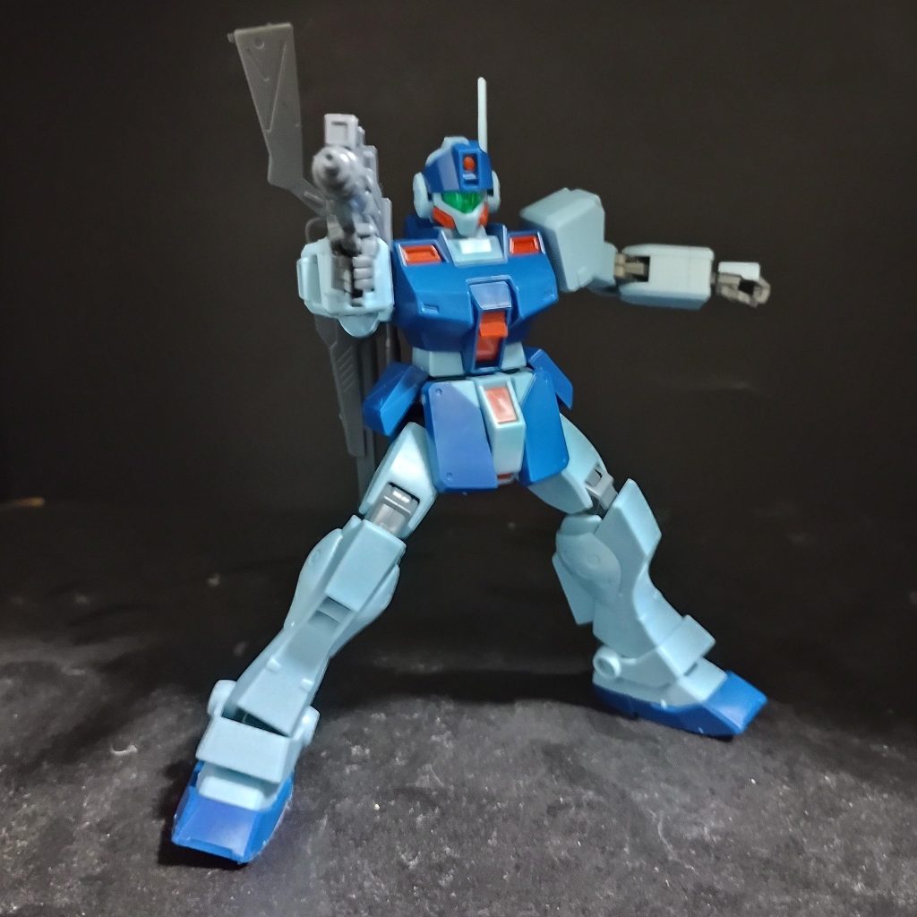 フレームにも手を加えていないので、可動域はスカートアーマー以外は変わりません。