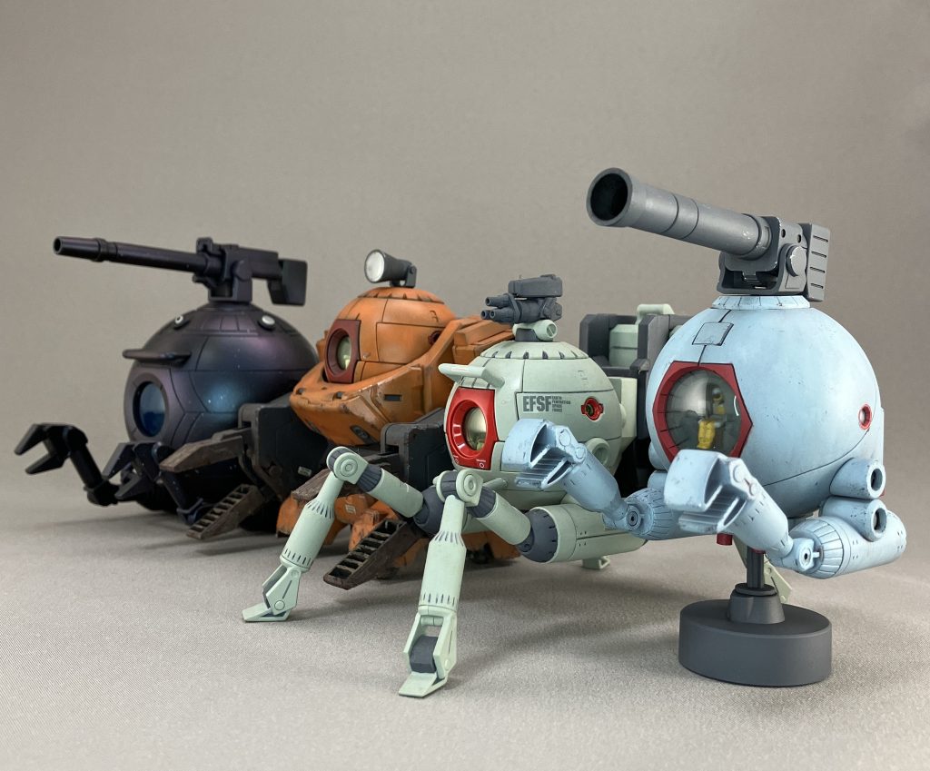 うちのボールと。普通のボールがいませんが、HGサイズくらいですかね。