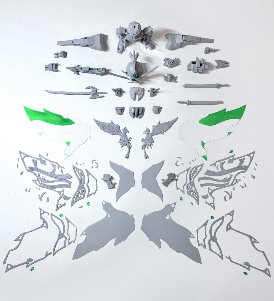 前作のヴェルトールイドで初めて本格的にプラ板工作を触りだし、彫るのは苦手でも切って積み上げならできると思ってひたすら切りまくりました(๑•̀ㅂ•́)و✧自分のスタイルを見つけた瞬間です!