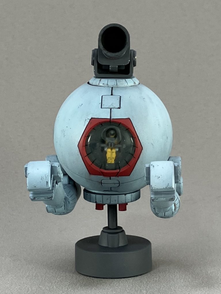 肉抜きはおゆまるくんとUVレジンで埋めました。前面ガラスもUVレジンです。