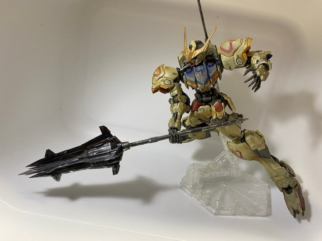MG ガンダムバルバトス 成型色ウェザリング仕上げ–5枚目/制作者：シャオ