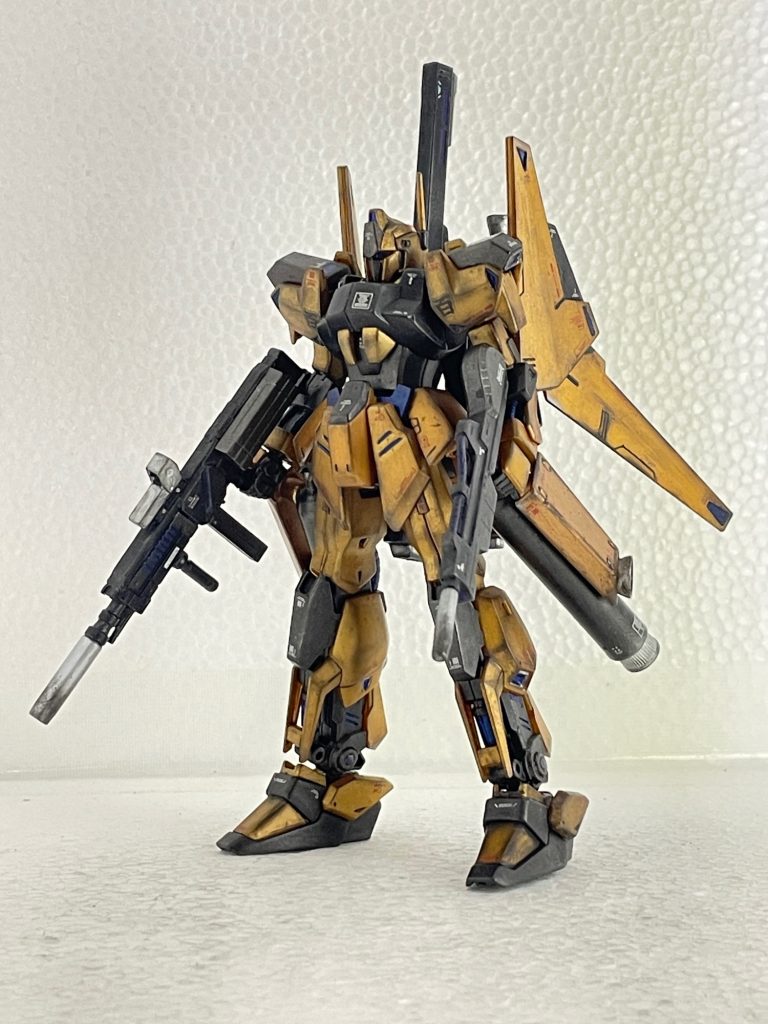 HG百式リバイブ。可哀想なクワトロ大尉のために改造。–2枚目/制作者：masamine