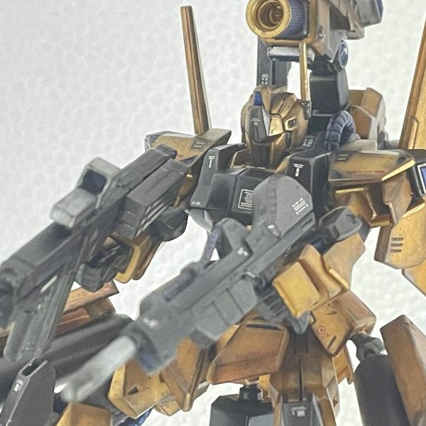 HG百式リバイブ。可哀想なクワトロ大尉のために改造。