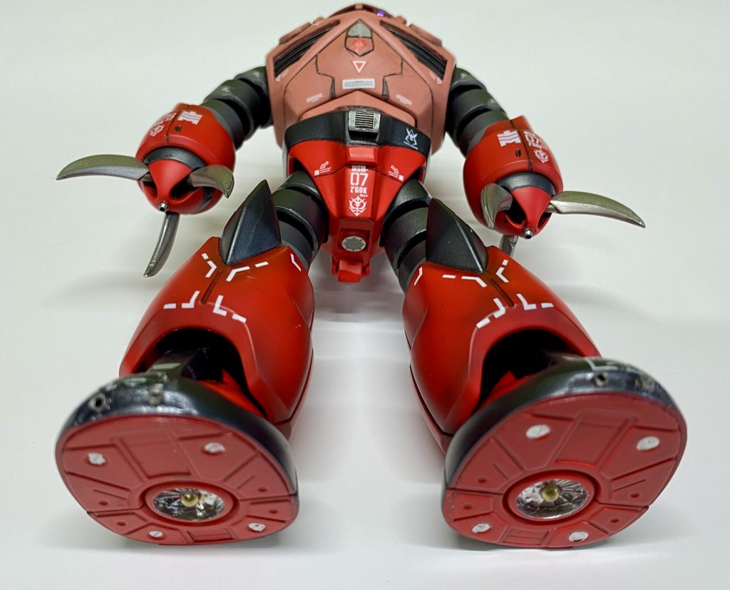 スジ掘は腹周りを重点的に。