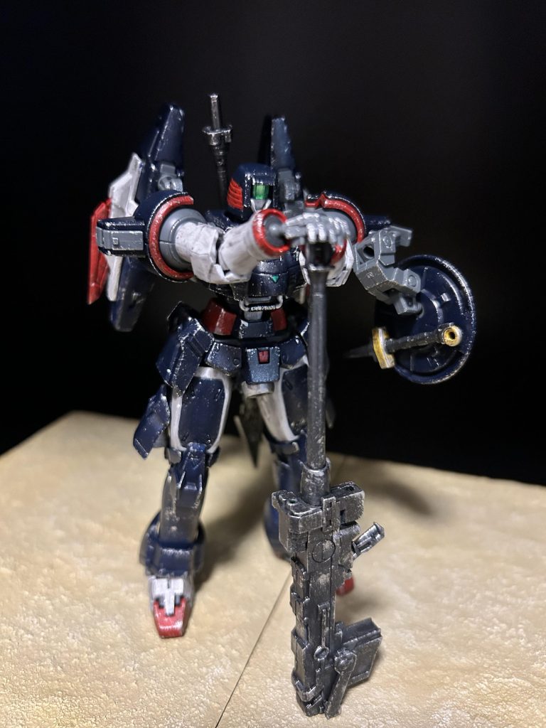 トールギス始龍はシェンロンガンダムと同時期に作られたらしいので共通点を持たせてみましたカラーはなんだかキャプテンなアメリカ風になっちゃった