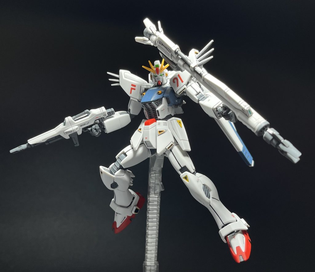 HG版F91 箱絵風–2枚目/制作者：N.Pコウ