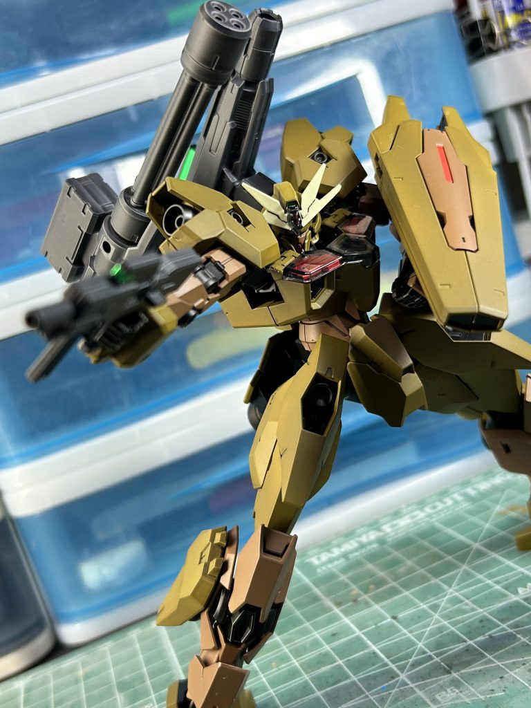 ビームカービン射撃ポーズ