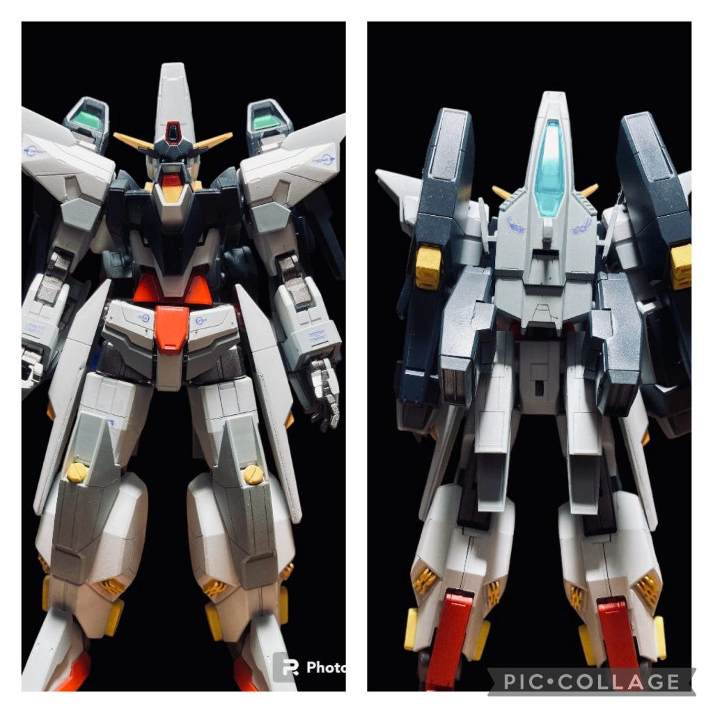 AGE3オービタルをダブルオーのヴァーチェカラーで塗りました。AGEシステムに電脳ティエリアさんが入っちゃった的な設定で