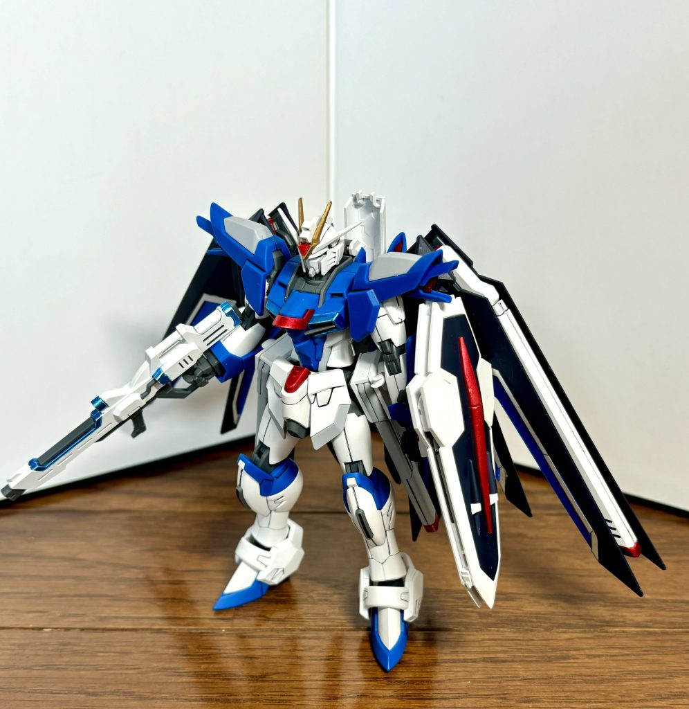 HGCE ライジングフリーダムガンダム　部分塗装–2枚目/制作者：shiratama