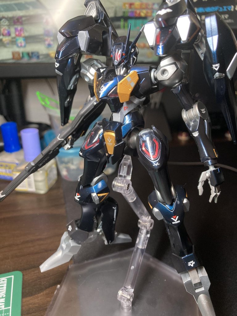 hgガンダムファラクト メタリック塗装ver–3枚目/制作者:@yui__p__