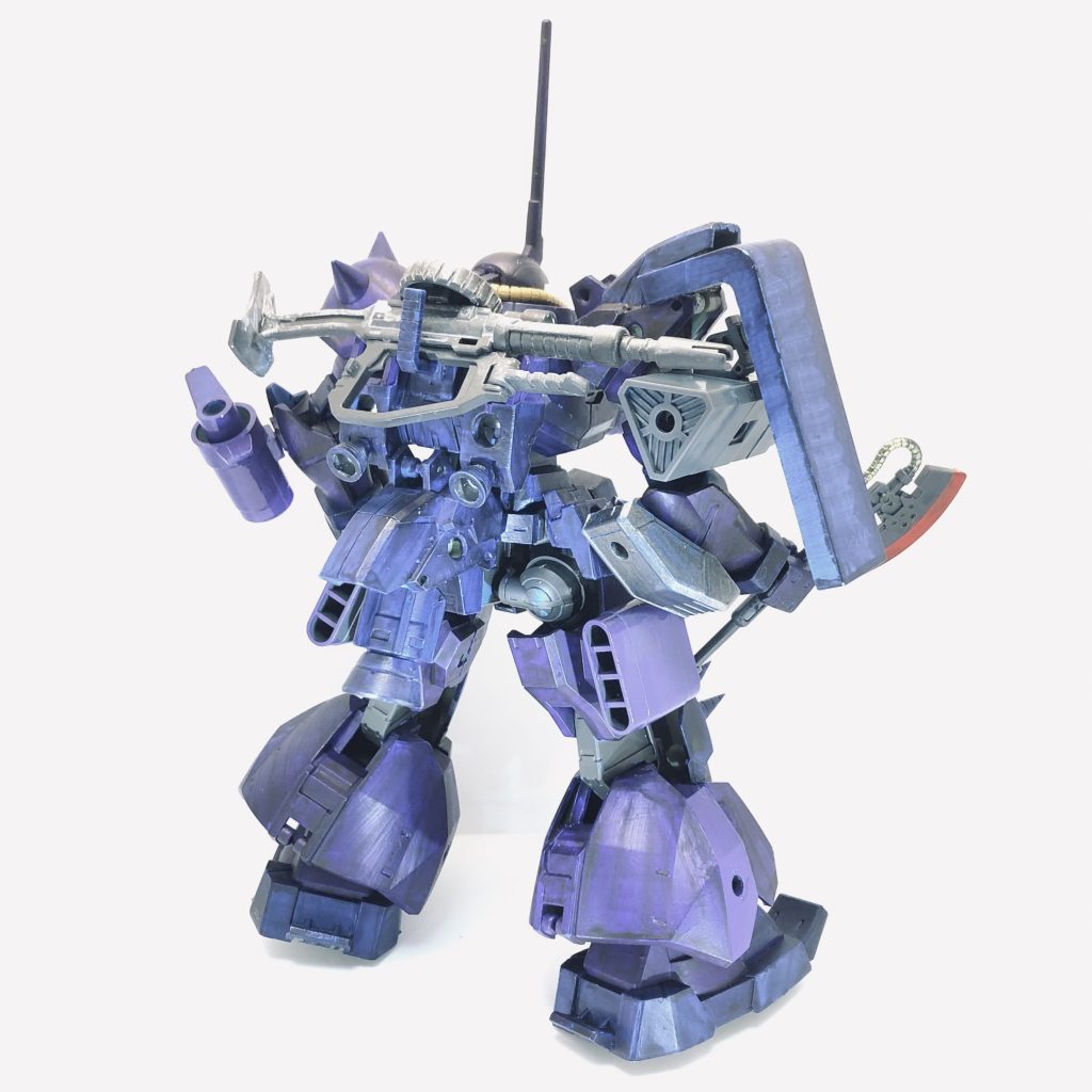 バックショット(制作中にchomuさんから「膝が細すぎやしないかい?」と改修アドバイスをいただいたので、ポージングに気をつけるようにしました。chomuさんありがとー!)