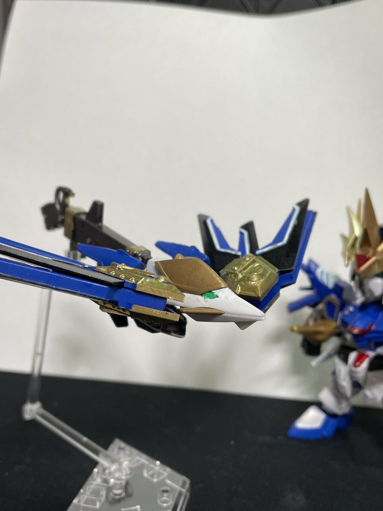 EXSDのオリジナルギミックがいい感じだったので鳥型のサポートメカに武者らしいギミックになって満足ですw