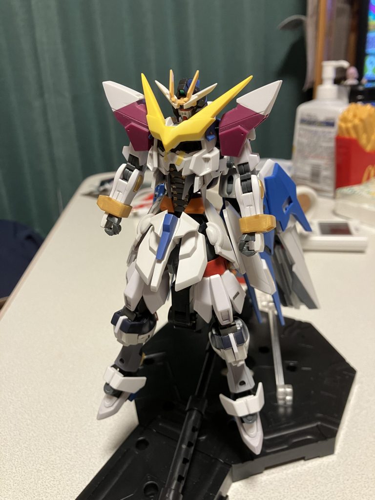 塗装前。いろんなパーツを使ってます。劇場版SEED見てモチベが爆上がりでした。