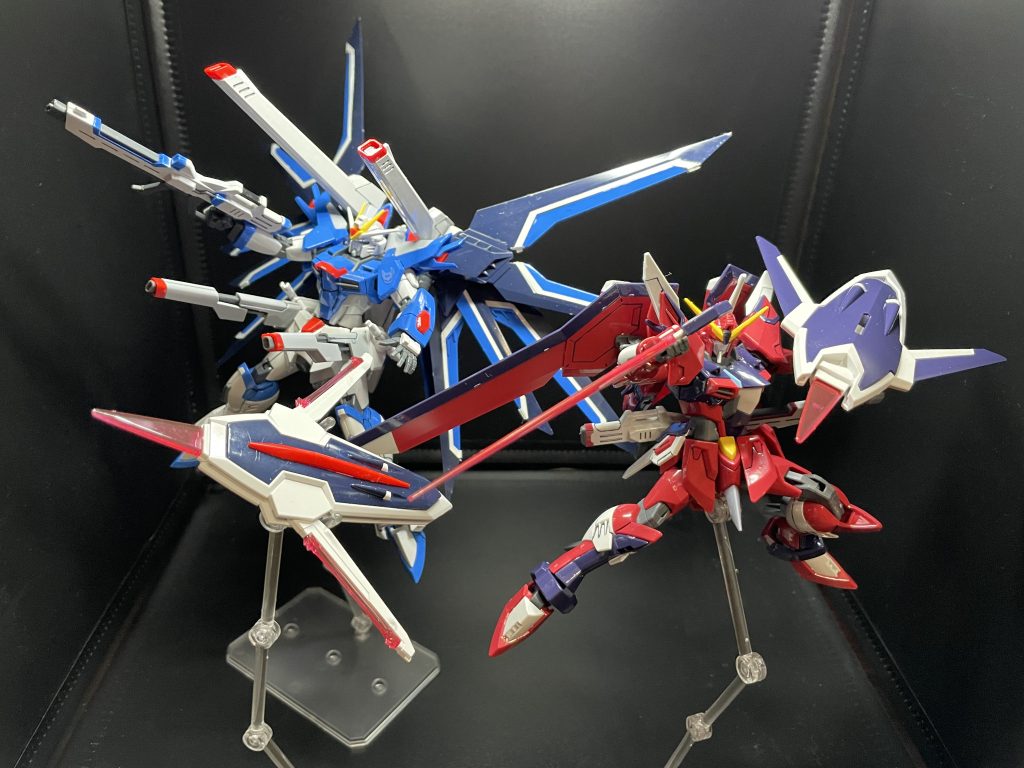 マイティーとデスティニースペックⅡとインジャ弐式はMG出たら買おうかな