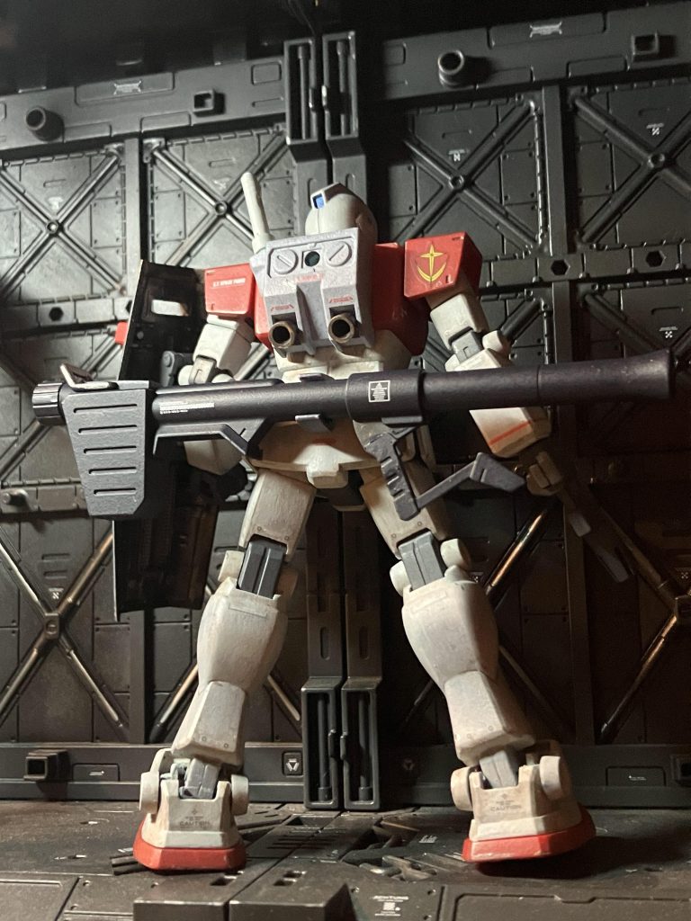 ハイパーバズーカはリアアーマーにマウント出来るようにしています塗装剥げるので、もう外せませんが笑😆