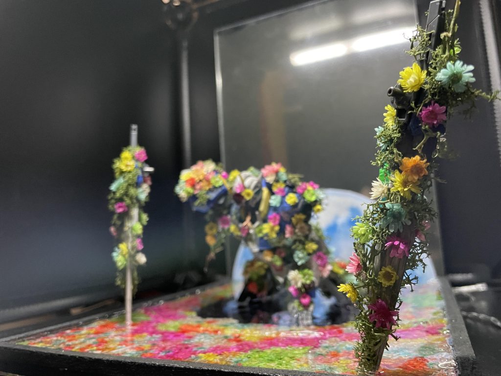 手前のGNソードⅡアップで。