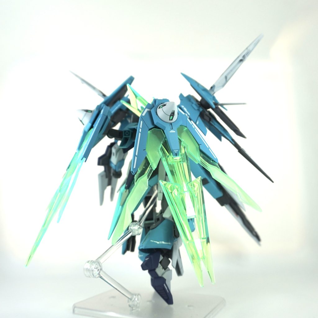 塗装レシピホワイト=メカサフスーパーヘビィ→スチールホワイト浅葱色=ホワイトサフ→浅葱色ブルー=ホワイトサフ→ディターンズブルー2黒=メカサフスーパーヘビィのみ関節=メカサフヘビィのみ