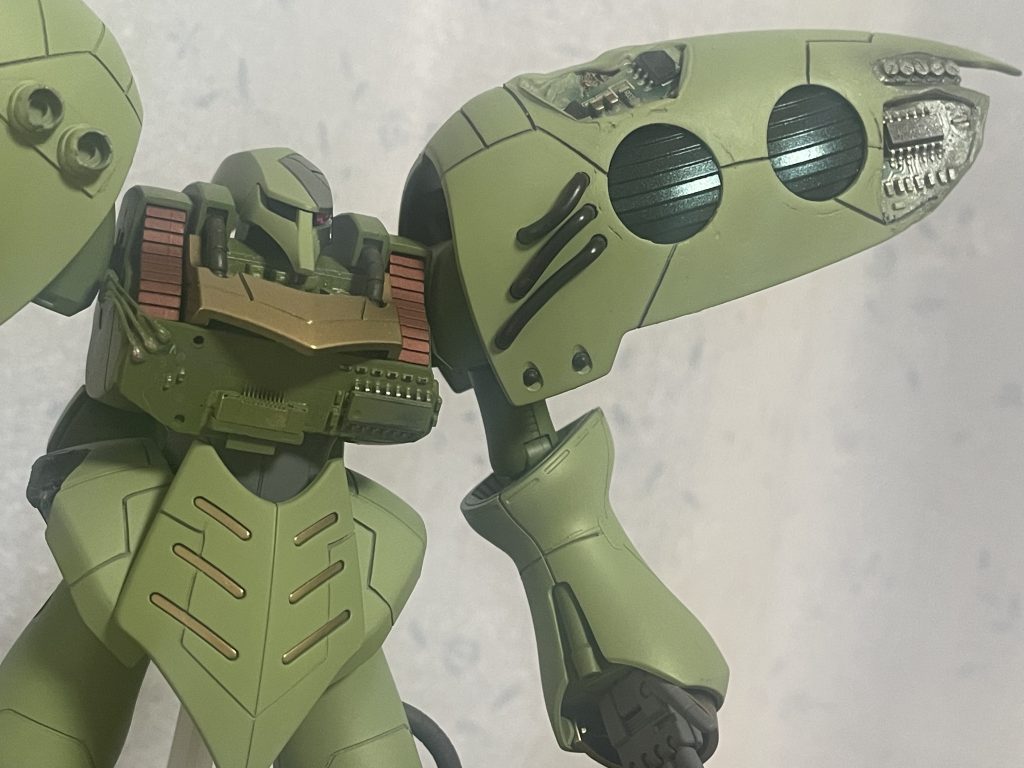 左肩部はいくつかミスもあったんですが手抜き1修正です(^◇^;)