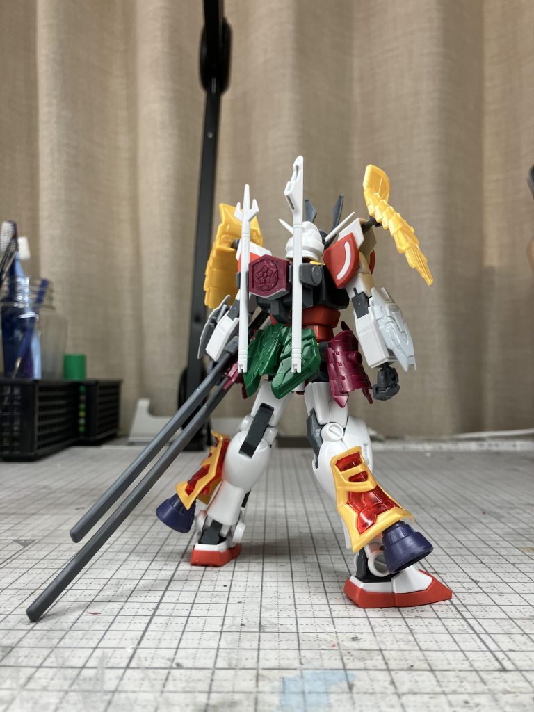 # 素組み〜完成までの比較