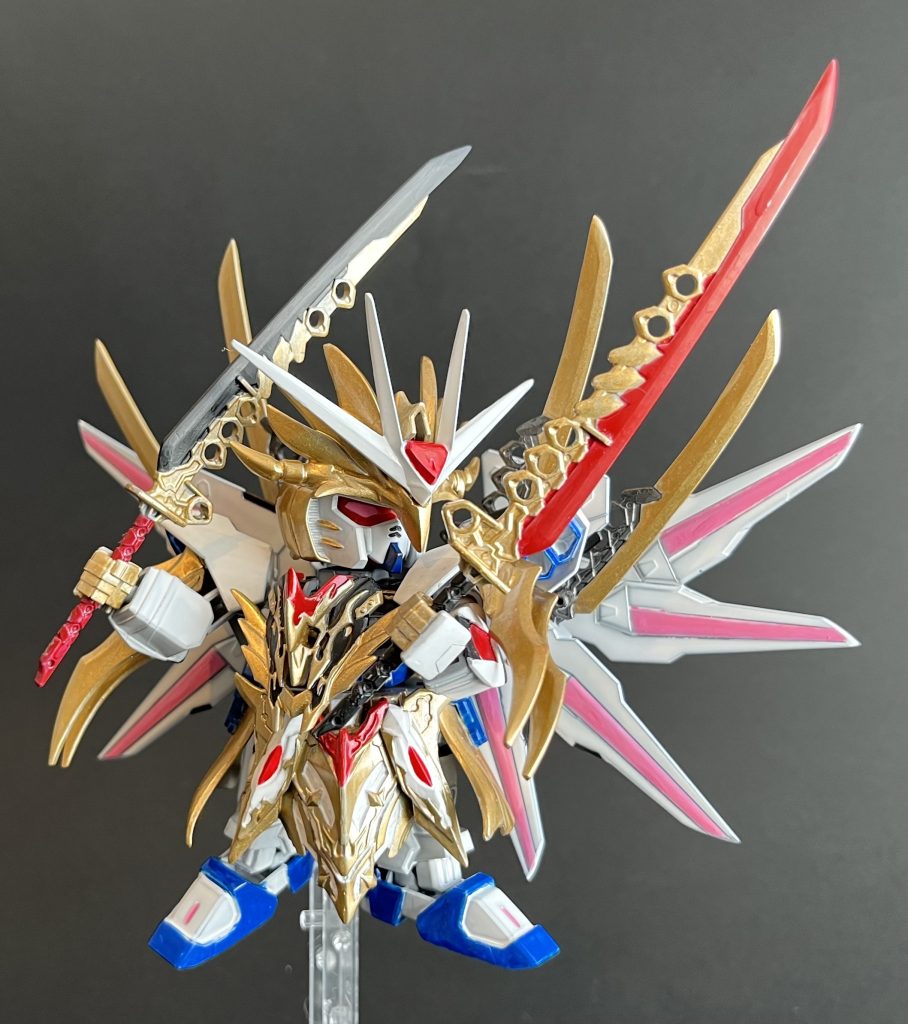 マイティー騎士ガンダム・ストライクフリーダム–4枚目/制作者：クリームシュウ(探プラ部)