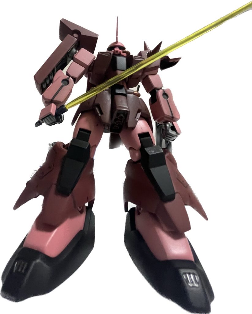 ザクⅢは、やっぱり威圧感がすごいキットで好きです。