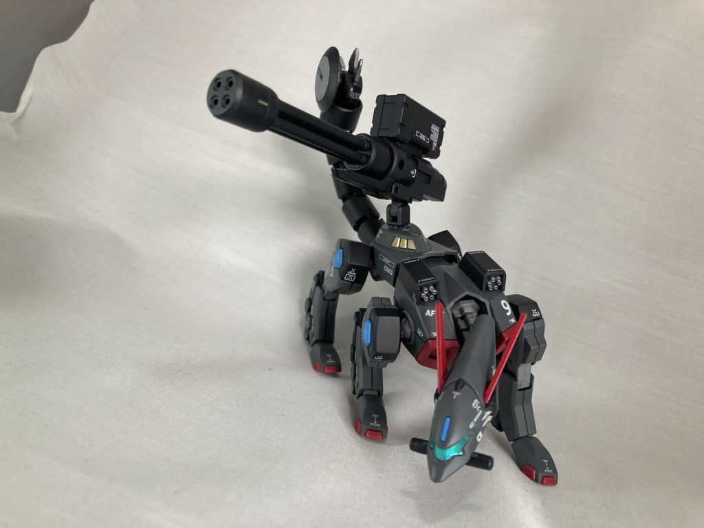 ゾイドをイメージしてジャンクから作ったガトリング、なかなか良いサイズ感