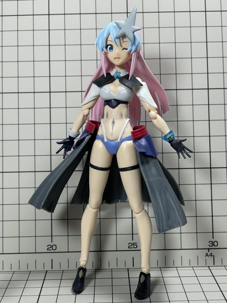 30MSの水着ボディ、アイドルボディ等に衣装は水星のフィギュアライズでアレンジ。